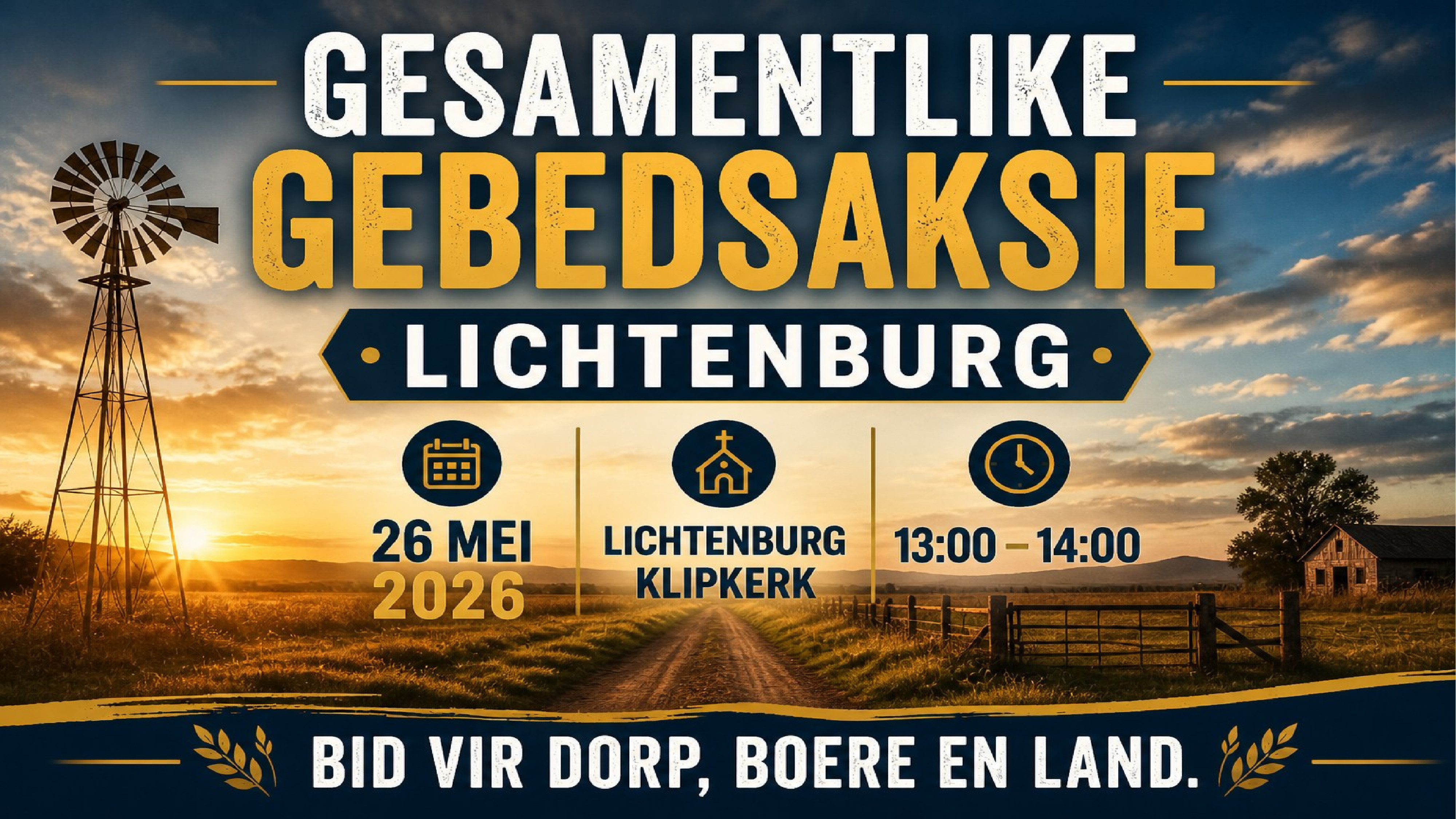 klipkerk Lichtenburg Weeknuus